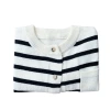 Rayas jersey de punto cardigan abrigo simple casual lánguida holgada top temprano otoño mujer Item Picture